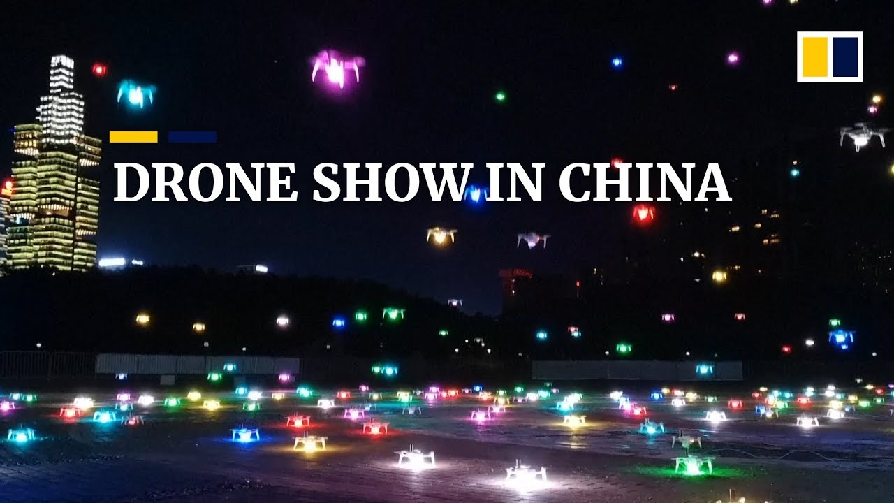 Drones fireworks